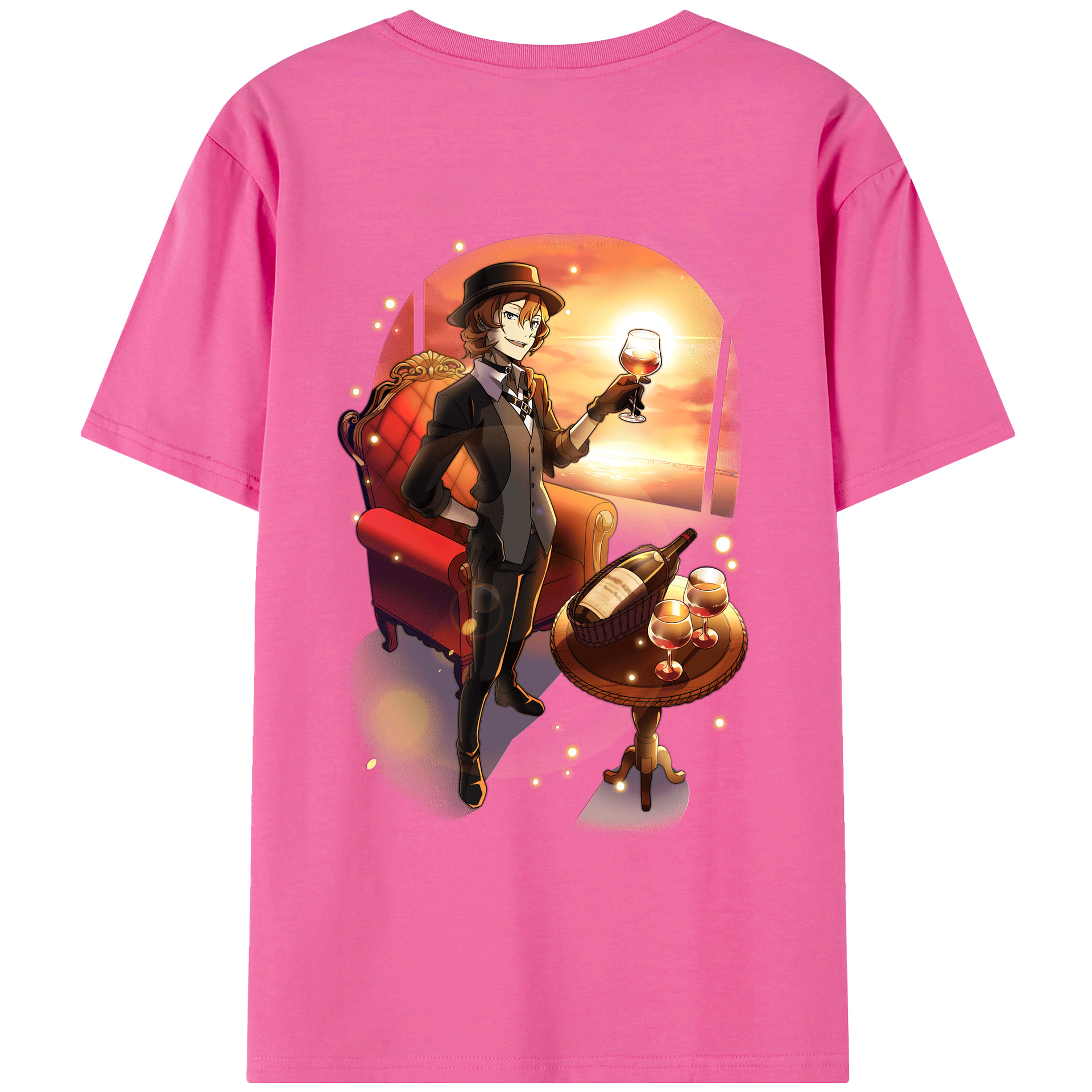 （画像用） 文豪ストレイドッグス Bungo Stray Dogs レディース半袖Tシャツ(バックプリント)